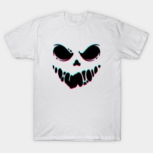 Spooky Halloween Face T-Shirt